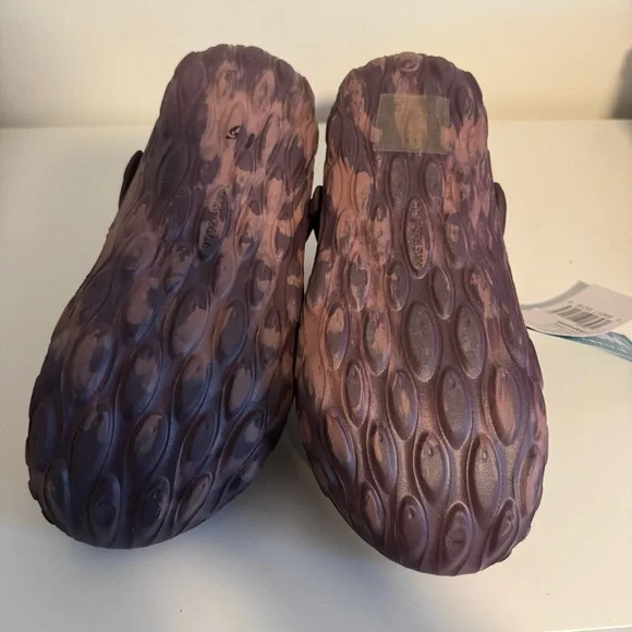 Merrell Two-Tone Hydro Moc Purple Clog Shoes 9 - Picture 7 of 9